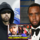 Shocking Revelation : Eminem Releases Evidence Showing Diddy Participated in Tupac’s Death, He Reveals The Force That Helped Diddy Escape Crime Is President…