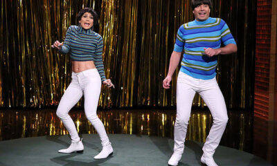 Jennifer Lopez trounces Jimmy Fallon in 'Tonight' battle of tight white pants