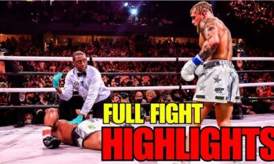 INCREDIBLE: YouTuber Jake Paul knocks out 58-year-old Mike Tyson in Round 1.