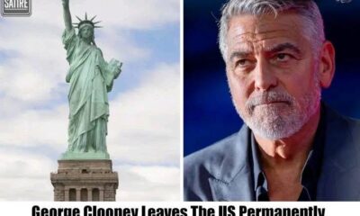 George Clooney Leaves The US Permanently. Shifts To England “Can’t Take The Red Wave Anymore” – Satire