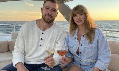 JUST IN: Travis Kelce and Taylor Swift Put Super Bowl Disappointment Behind Them, Trash Breakup speculations and they were Spotted Sipping Wine on a Yacht, with Kelce Stating, ‘Nothing Beats a Day Like This With My Favorite Person