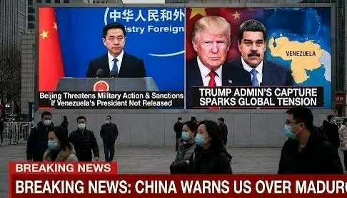 REPORT: China Issues Stark Warning to Washington, Threatening Military Action and Sweeping Sanctions if Nicolás Maduro Is Not Released Following Donald Trump’s Capture of Venezuela’s President